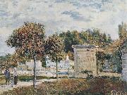 Alfred Sisley Schwemme von Marly oil painting on canvas